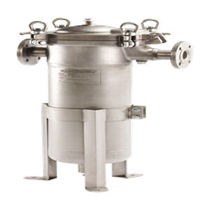 Corps de filtre à poche taille 1 en inox gris pour applications industrielles