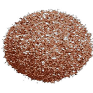 Grains d’aluminosilicate de couleur marron clair pour éliminer les métaux lourds