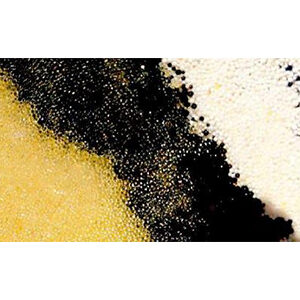 Grains cristallisés pour éliminer la dureté, le Fe, le Mn, l'ammonium et les COD