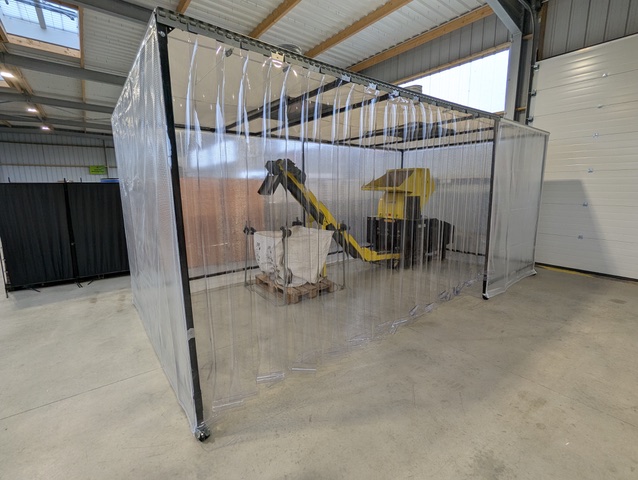 cabine anti-poussières mobile